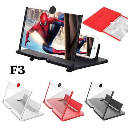 F3 Mobile Screen Magnifier | Enlarged Mobile Screen Amplifier Large Screen Eyes Protection (Random Color)