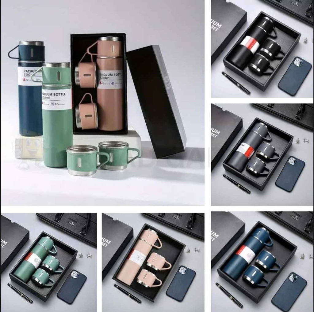 500ml Insulated Vacuum Bottle – Leakproof, Stainless Steel Travel Flask (Random Color)