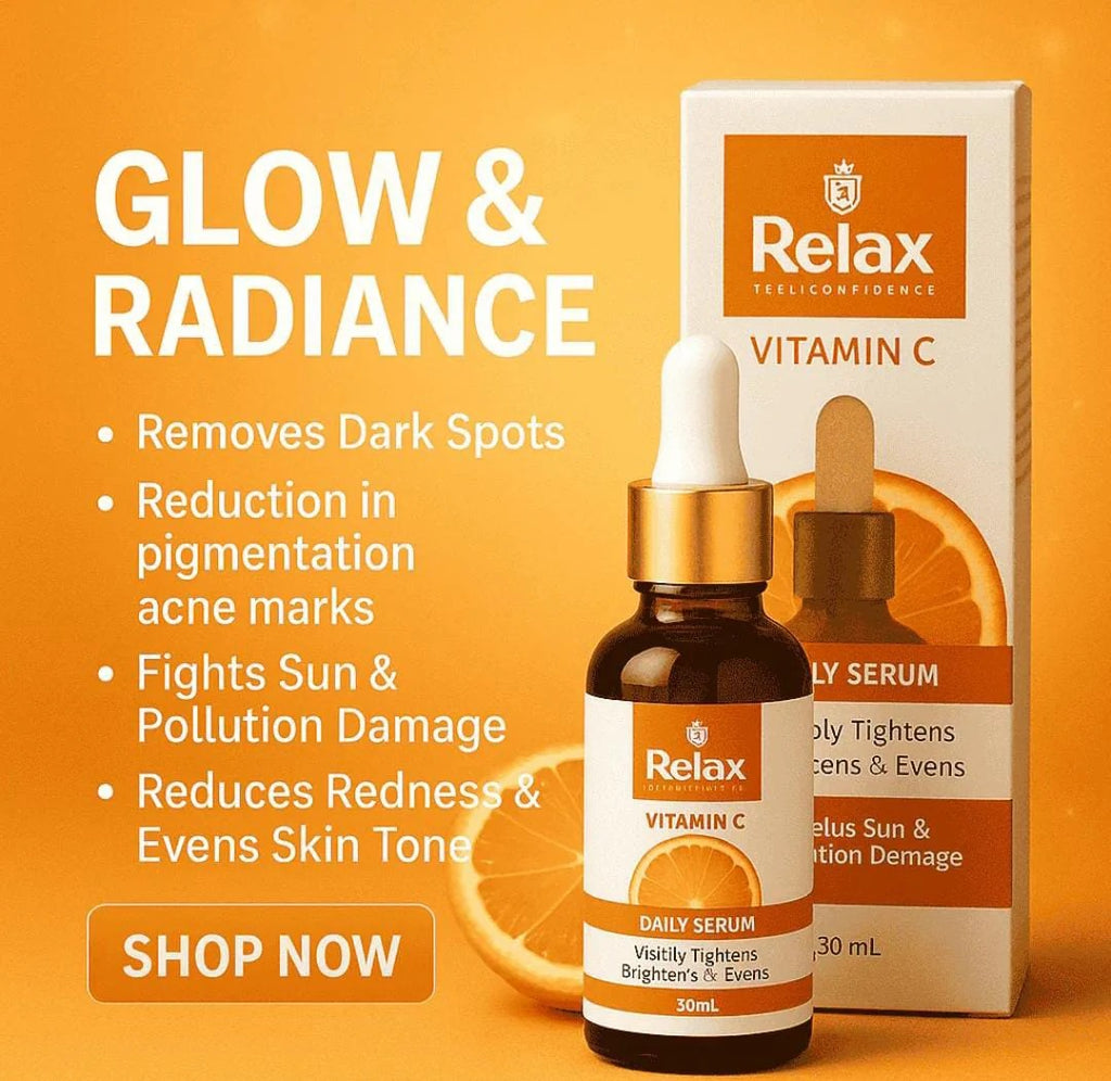Relax Vitamin C Daily Face Serum – Brightening & Healthy Radiant Skin