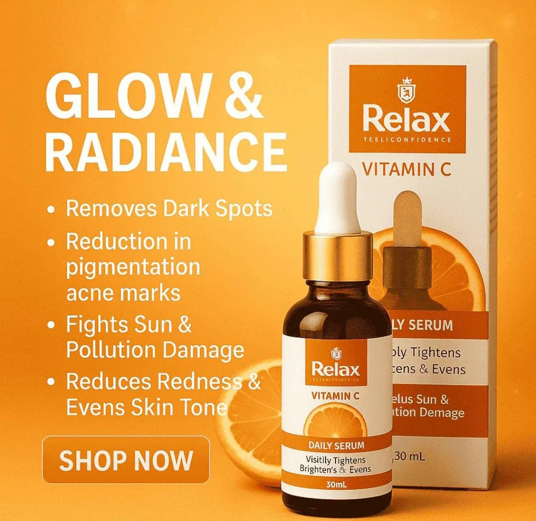 Relax Vitamin C Daily Face Serum – Brightening & Healthy Radiant Skin