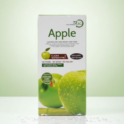 Apple Hair Color | Long-Lasting Shine And Smooth Finish | Nourishing Hair Dye For Natural, Vibrant, And Lustrous Color (Dark Brown)