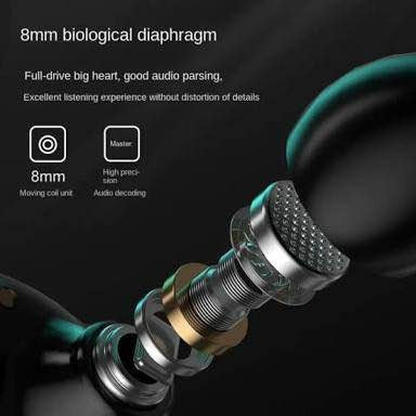 M25 Bluetooth 5.3 Wireless Earbuds – HiFi Sound, LED Battery Display, 40 Hours Backup, Noise Cancelling.
